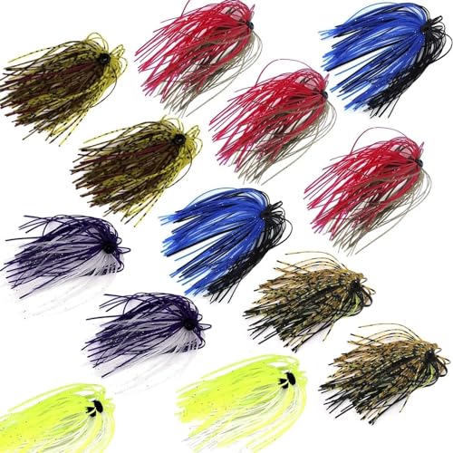 Pêche au bar active jupes spinnerbait en silicone pour vos sorties en lac