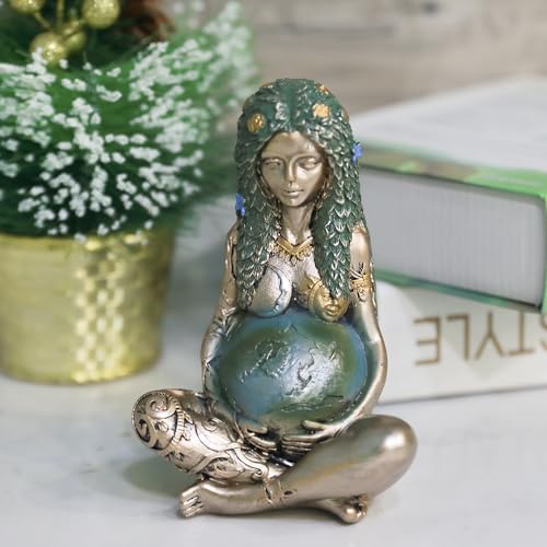 Estatua Gaia Madre Tierra Resina Decoración Hogar miniatura 4