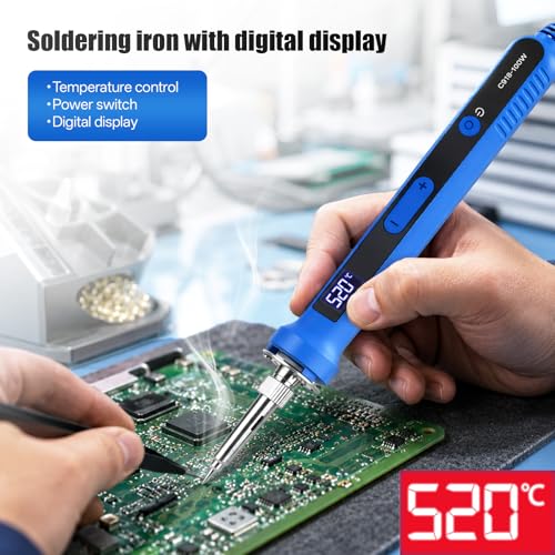 Fer à souder étain 100W à affichage numérique LCD et haute précision