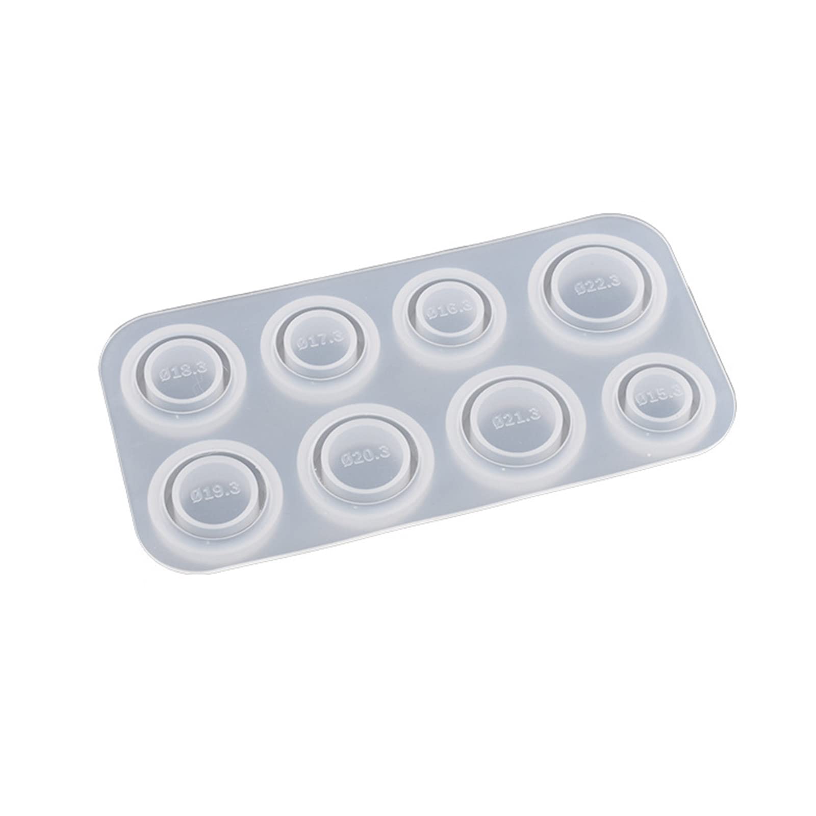 BOGEEL Resin Ring Molds Silicone,4 Style Silicone Molds for Epoxy Resin 8 Sizes for Making Rings,Earrings,Pendants,Crafts
