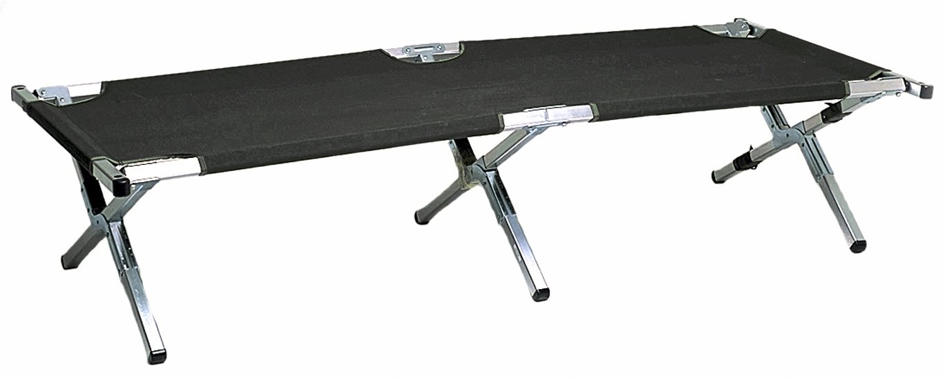 Relags Campingbett Travelchair Feldbett, schwarz, 210 cm, 054350