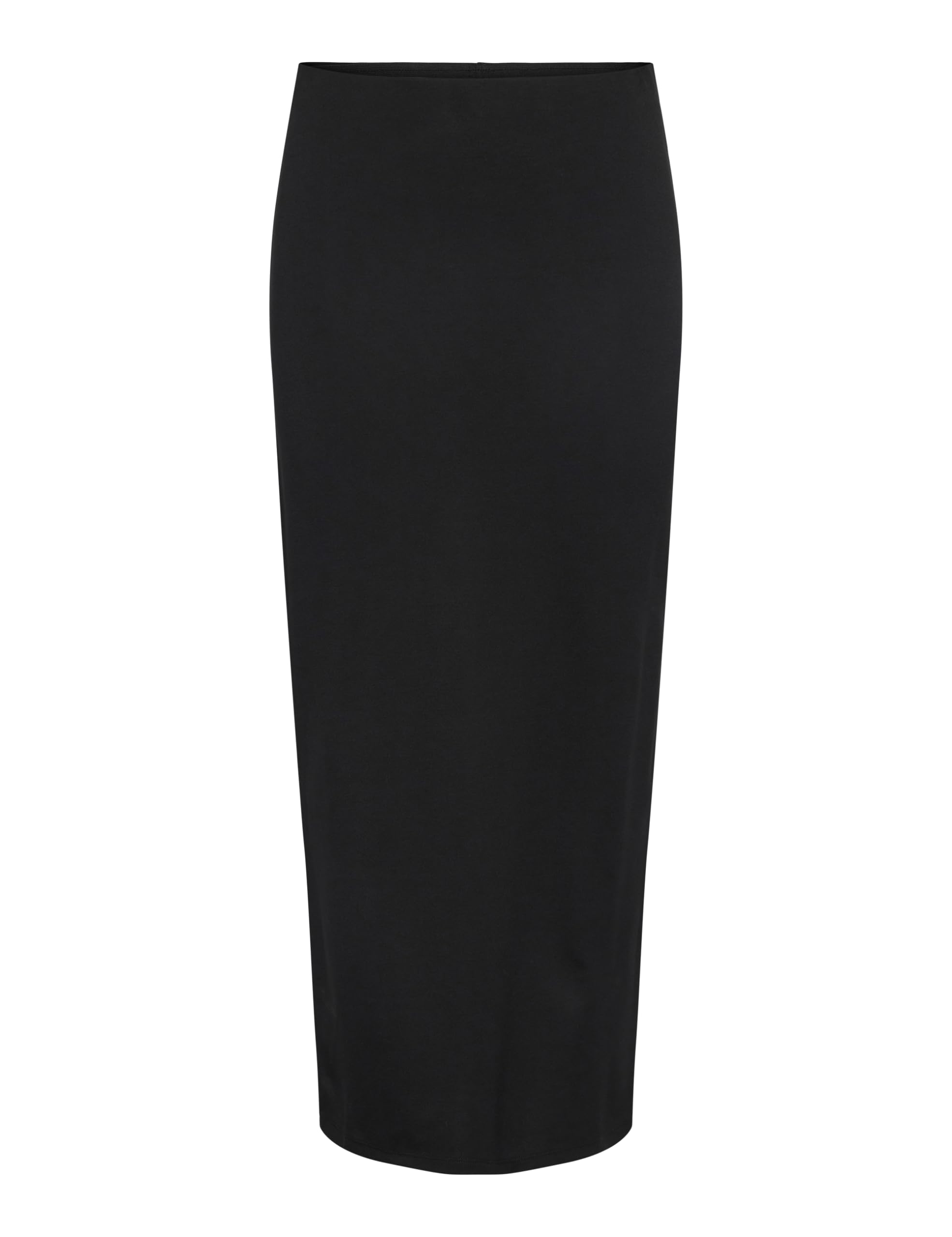 PIECES Women's Pcnaya Hw Ankle Skirt Noos Skirt, Black, S