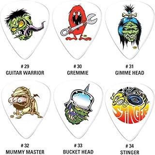 Dunlop BL 32 Dirty Donny Picks « Mummy Master » 0.60mm (36-pack) - Les Beatles, Paul McCartney, John Lennon, RIngo Starr, George Harrison