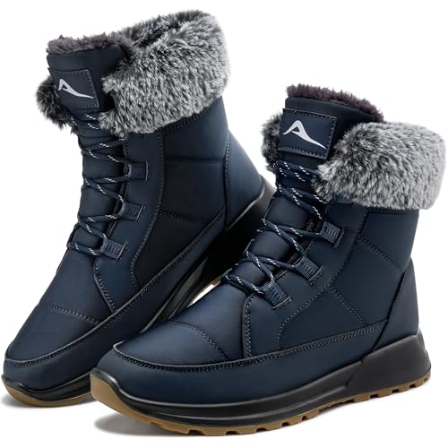 Best Winter Boots for High Arches: Top Picks! 15 Larwen Snow Boots for Women Winter: Warm Comfortable Fur Lines Waterproof Booties for Walking Work Outdoor