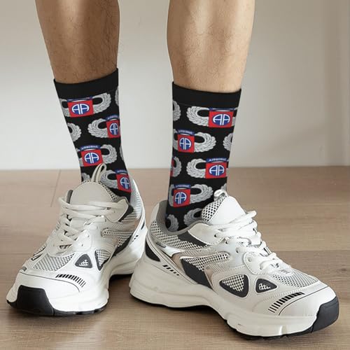 82nd Airborne Division Socks For Men Women Casual Crew Socks Athletic Running Socks Wicking Socks3