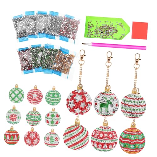 Porte-clés de Noël à peindre pour sublimer vos décorations d'hiver