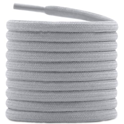 Image of DELELE 2 Pair Thick Round Climbing Shoelaces Hiking Shoe Laces Boot Laces