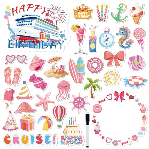 Set de 35 imanes decorativos náuticos para puerta