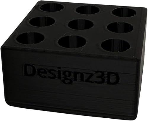 Miniatura 5 de Organizador de escritorio para 510 cartuchos, bolígrafos y lápices - 9 espacios (negro)