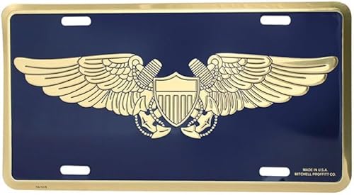 U.S. Navy Naval Flight Officer Logo License Plate
