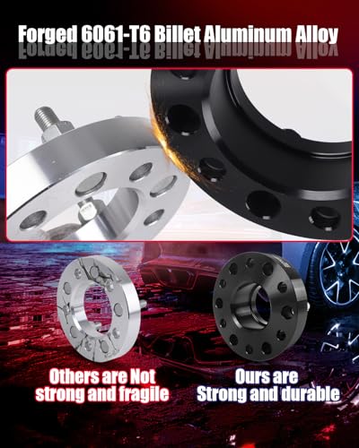 Image of FLYCLE 1.25 inch 6x5.5 Wheel Spacers for 1999-2026 Chevy Silverado 1500