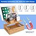 Bamboo Wood Desktop Organizer Charging Docking Station Charger Holder Cradle Charge Stand compatible with iPhone 16 15 Pro Max iPad Apple Watch Ulrta 10 9 8 7 6 5 4 iWatch AirPods Pro 2 3 4 Smartphone