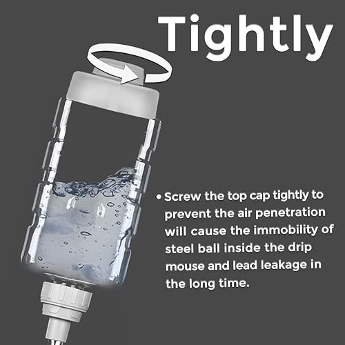 Miniatura 5 de Dispensador de agua para perros para jaula a prueba de fugas, botella de agua de alimentación automática para perros y conejos Diámetro de la