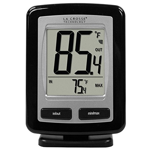 La Crosse Technology Black Wireless Temperature Station