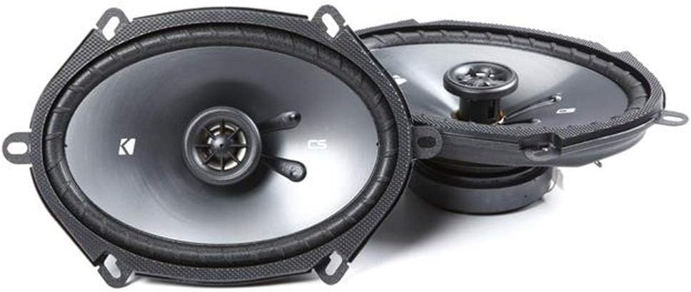 KICKER CSC68 Car Audio Full Range 5x7 6x8 Coaxial 450W Speakers Pair 43CSC674 (Certified Refurbished)