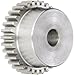Boston Gear NA50A Spur Gear, 14.5 Pressure Angle, Steel, Inch, 20 Pitch, 0.375" Bore, 2.600" OD, 0.375" Face Width, 50 Teeth