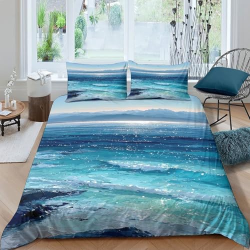 Housse de couette microfibre douce parure de lit 220x240 fermeture éclair