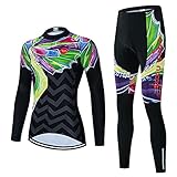 ❤ 【Cremallera deportiva profesional】: Cremallera de alta calidad, duradera, pasa miles de veces la prueba, incluso en ambientes fríos bajo cero, pero también una contracción suave. Maillot ciclista de manga larga con cinturón en el dobladillo antideslizante. Evita que el dobladillo trasero se levante y exponga la piel cuando se agacha.
