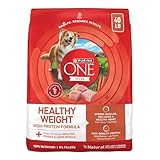 Purina One +Plus Dry Dog Food High Protein Healthy Weight, Real Turkey - 40 lb Bag