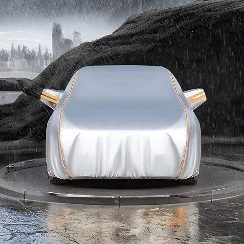 Bâche auto Jeep Compass noire imperméable | Housse de protection extérieure intégrale - 8