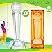 Meooeck 8 Pcs Crystal Glass Golf Trophy with Gift Box 9.1 x 2.8 Inch Large Trophy Award Golf Trophy Cup Champion Award for Adults Kids Desktop Table Paperweight Decor Tournaments Competitions Parties