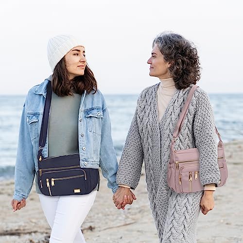 Image of NPBAG Crossbody Bag for Women, Shoulder Purse Handbag Messenger Bag, Trendy Pocketbooks, Waterproof and Multi-Pockets