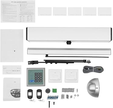 Automatic Door Opener Closer for Handicap & Disabled, Swing Door Operator Auto Door Closer for Home, Commercial Use Password or Swipe ID Card Smart Door Opener