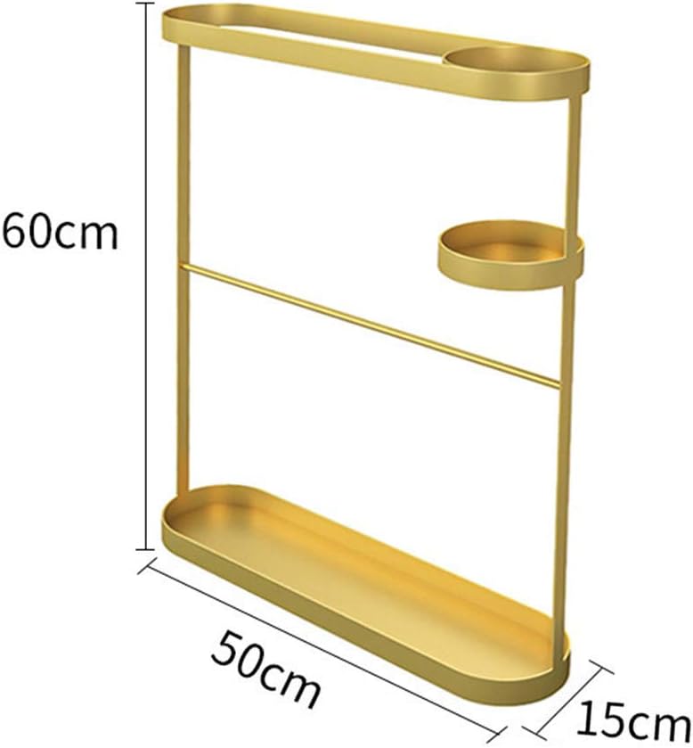 Modern Metal Umbrella Stand for Long/Short Umbrellas, 60cm Tall, Quick-Drying, Stylish Design, Ideal for Walking Canes and Umbrellas, Space-Saving Storage Solution