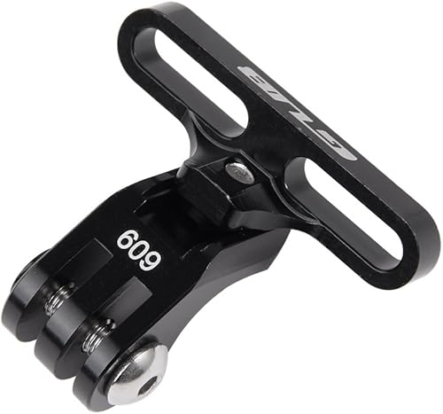 Miniatura 2 de GUB Soporte para cámara de bicicleta, soporte de cámara frontal de aluminio para GoPro Garmin, Xiaomi SJCAM (Negro09)