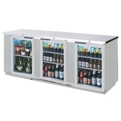 Beverage-Air BB72GYF-1-S-PT 72" Stainless Steel Food-Rated Three-Section Pass-Th by Beverage Air – Commercial Grade