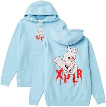 XPLR Sam and Colby Rabbit Hoodie Long Sleeve Men Women