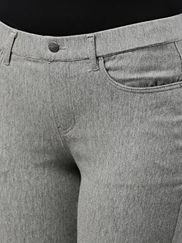Image of GO COLORS Women Mid Rise Premium Straight Jeans