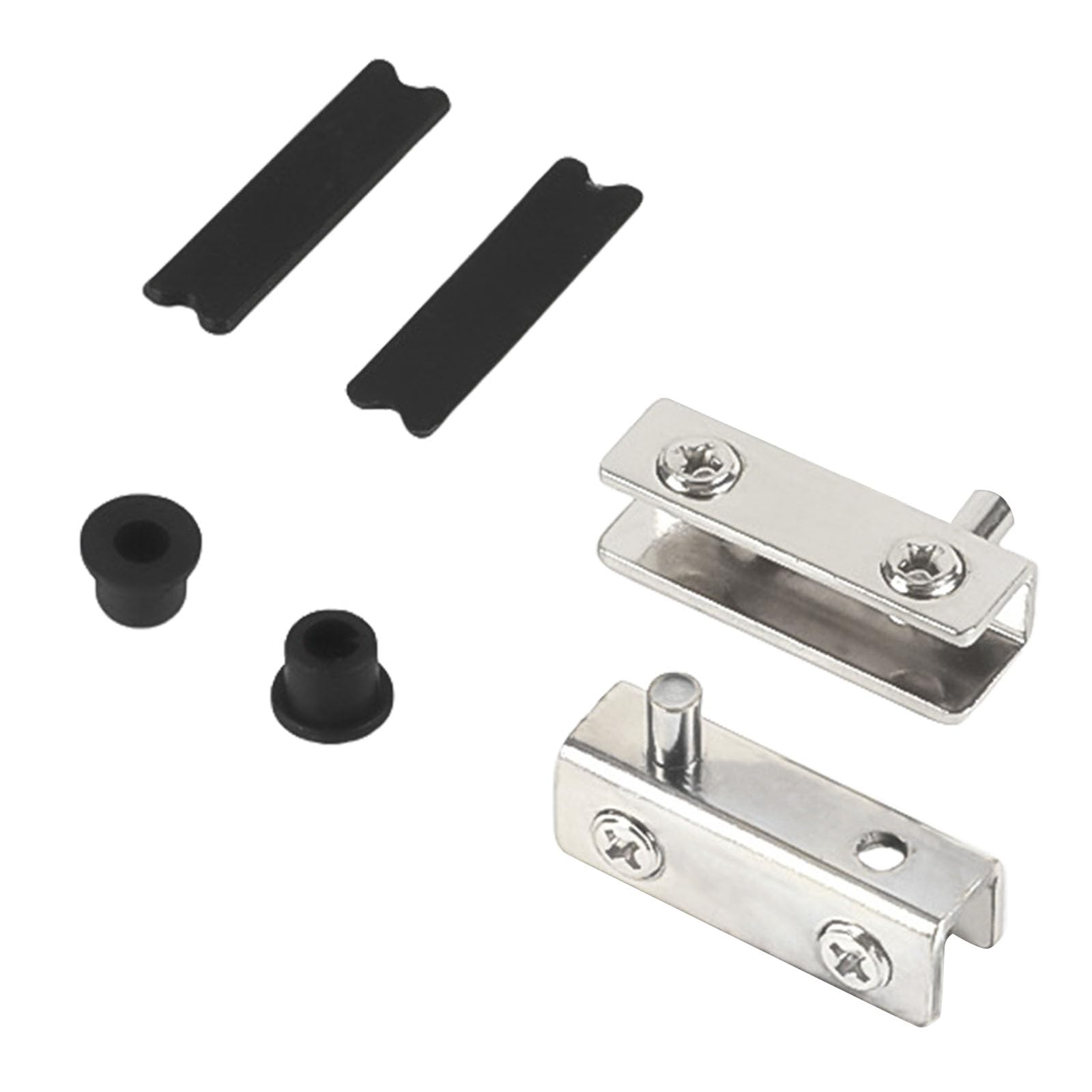 Concealed Hinges for Glass Cabinet Door Rustproof Finish Door Hinges Concealed Hardware Set for Residential Use Hardware