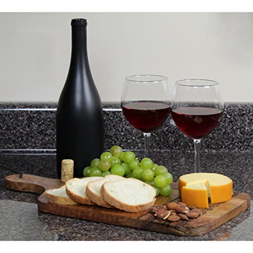 Cornucopia Black Wine Bottles W/Corks (Set Of 3); Black Matte Coated Glass Wine Bottles Various Sizes For Decor And Homemade Wine; Use For Halloween Too #TOP1