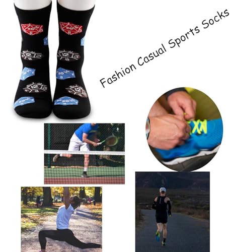 TSOTMO Game Socks Game Lovers Fans Gift When The Smiles It’s Already Too Late Socks RPG Gamer Gift4