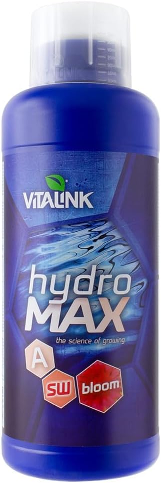 VitaLink 05-201-140 1 Litre Hydro Max Bloom Soft Water - Blue-1 piece