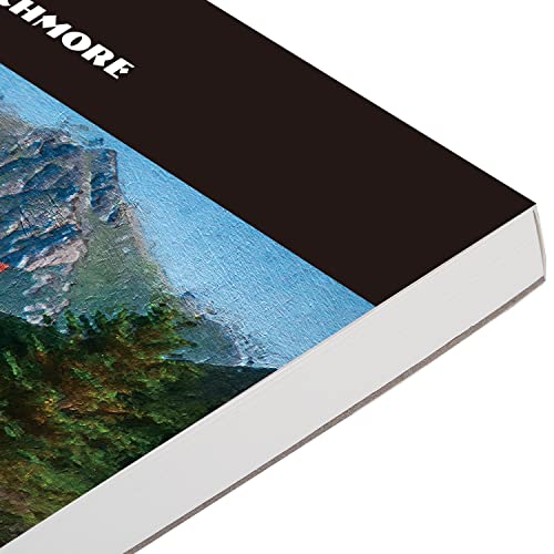 Bachmore Bristol Paper Pad 9‘’X12‘’ Smooth Surface 105 Pounds 25 Sheets Heavyweighted Bleed Proof For Drawing Painting Mixed Media Oil Pastel Finished Works #TOP5