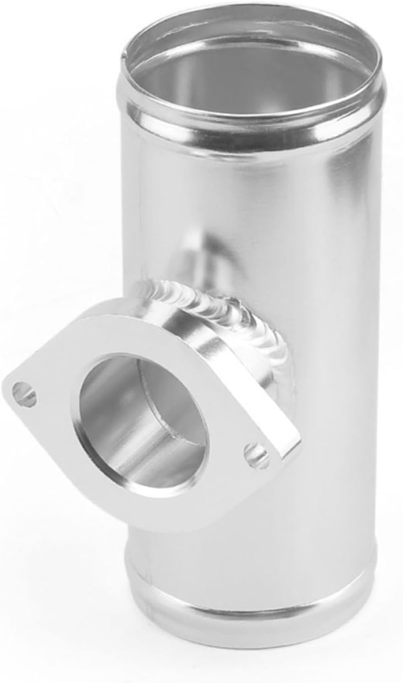 63mm 2.5inch Blow Off Valve Silver BOV Blow Off Valve Adapter 0900911 Inlet Adapter Flange Pipe Aluminum for Type S RS FV RZ