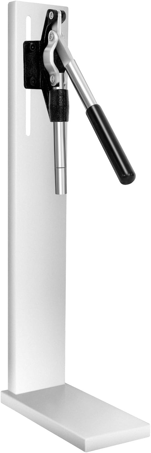 Stainless Steel Wine Bottle Corker Manual Wine Bottle Corking Machine Corker Brew Cap Pressing Machine with 2 POM Covers, Wine Bottle Corking Inserting Stopper Tool