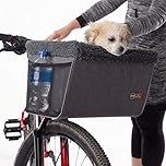 K&H Pet Products Universal Bike Pet Carrier for Travel, Cat and Dog Bicycle Baskets, Classy Gray Large 12 X 16 X 10 Inches