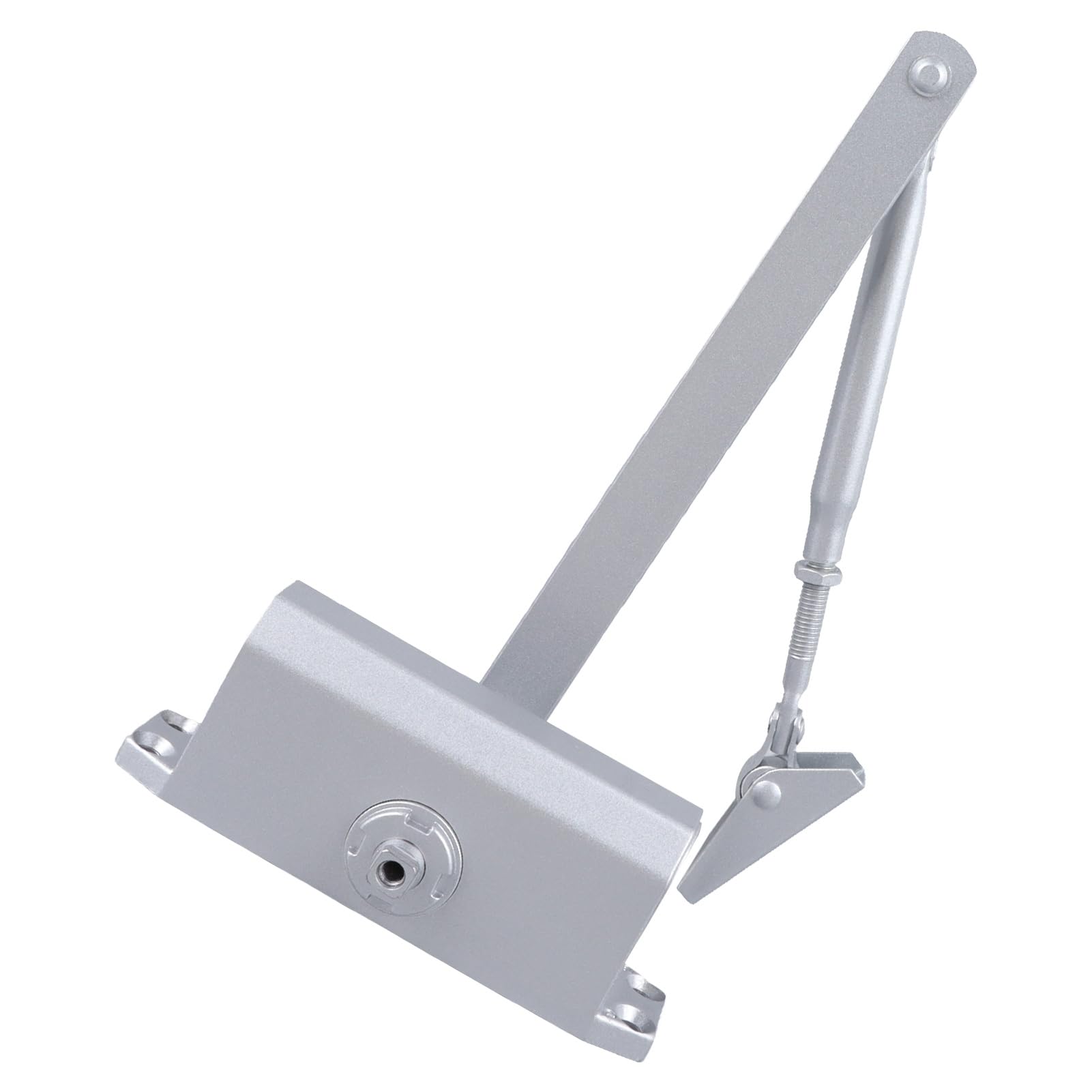 Fafeicy Ferme-porte Automatique, Ferme-porte Hydraulique Réglable en Acier Inoxydable, capacité de Charge de 45 Kg, Fermeture Silencieuse et Installation Facile pour Portes de Bureau à Domicile