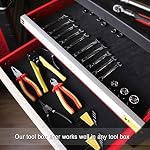 CASOMAN Professional Tool Box Liner and Drawer Liner - 16 inch (Wide) x 6 feet (Long), Non-Slip,Black