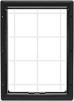 Vista 2 de Hakuna Pets Puerta esencial para mascotas, grande, color negro