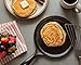Lodge L9OG3 Cast Iron Round Griddle, Pre-Seasoned, 10.5-inch - Made in USA, Compatible with Stovetop, Oven, Grill & Campfire