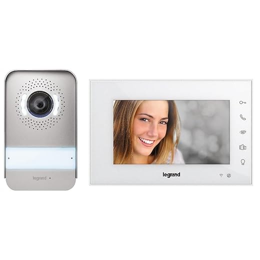 Visiophone Easy Kit WiFi with Netatmo écran 7pouces blanc avec platine de rue