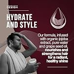 Mon Platin Professional Hair Styling Wax - Jojoba Crystal High Sheen, Strong Hold for Men & Women, Daily Use Hair Creme with Grapefruit Scent - 250 ml - Image 4