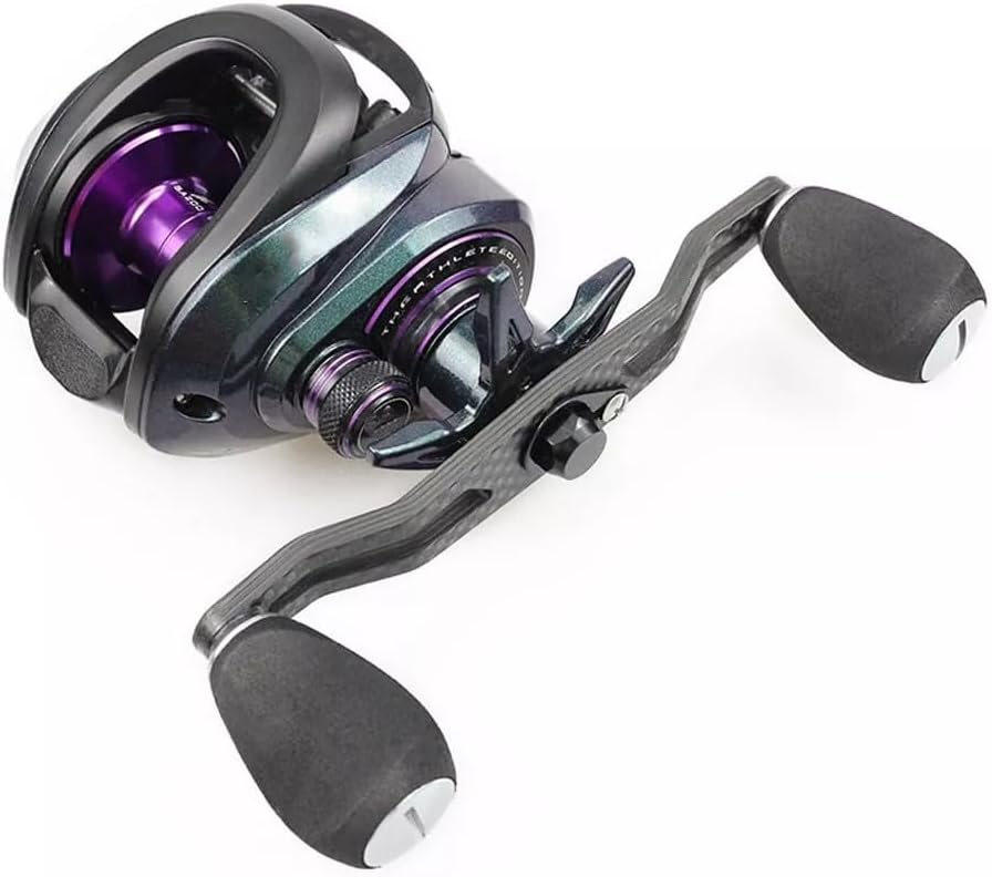 EVA Carbon Fiber Baitcaster Reel Handle Compatible with TATULA ZILLION HLC R CT HD SV TWS