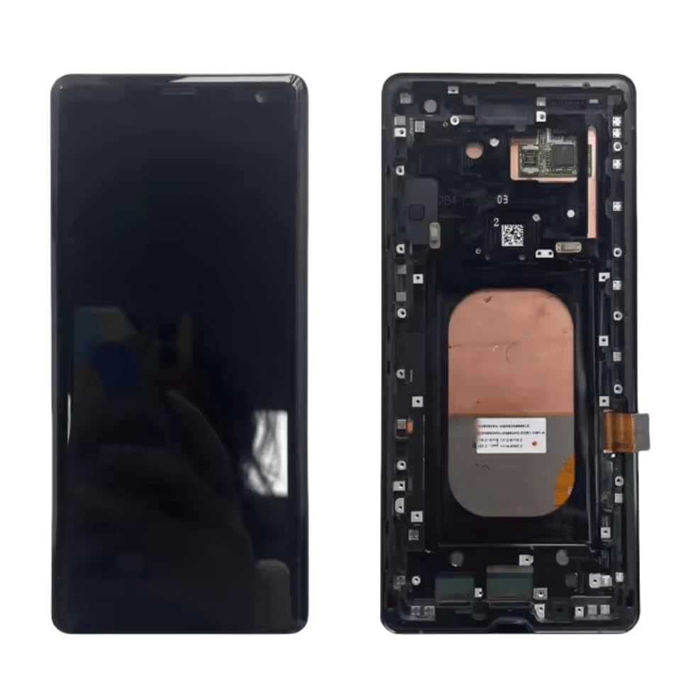 Écran pour Sony Xperia XZ3 H9436 tactile complet avec châssis violet