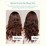 Zoom IMG-2 tozkzo spazzola capelli ricci ergonomico Zoom IMG-2 tozkzo spazzola capelli ricci ergonomico