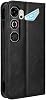 Funda compatible con ZTE Nubia Neo 5 GT, cubierta protectora de cuero PU con tapa abatible, compatible con ZTE Nubia Neo 5 GT 5G, negra 7
